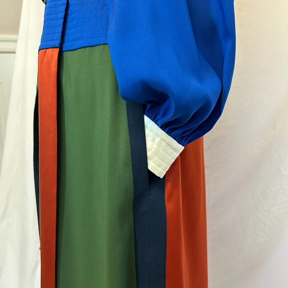 Tory Burch stunning Colorblock Wrap Dress